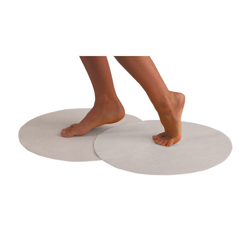 Matta, non-woven, rund D35cm, vit, 1 st.