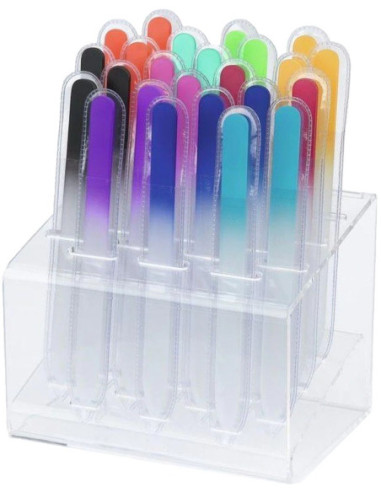 Nail file, glass, 14cm, 24pcs / pack.