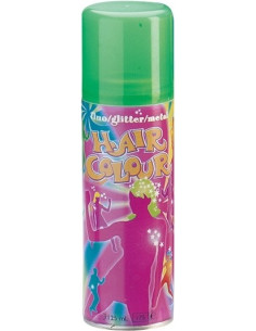 Hair color spray, green...