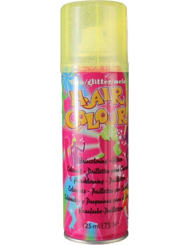 Hair color spray, gold sparkle, 125ml