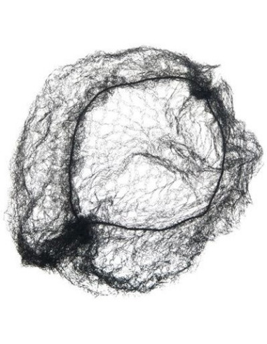 Hårnät, set, resår, nylon, svart, 2 st