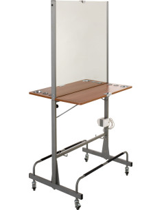 Kompakt mobil frisörspegel...