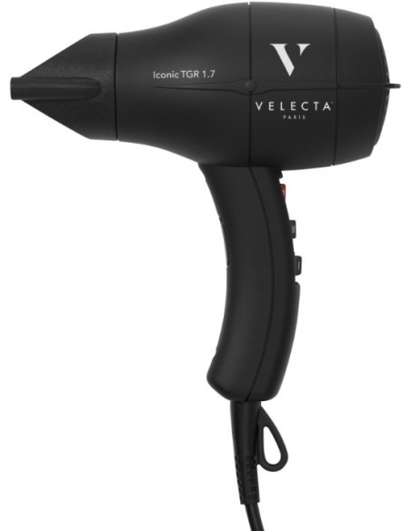 Hårtork Velecta ICONIC, TGR 1.7, kompakt, 1740W, svart