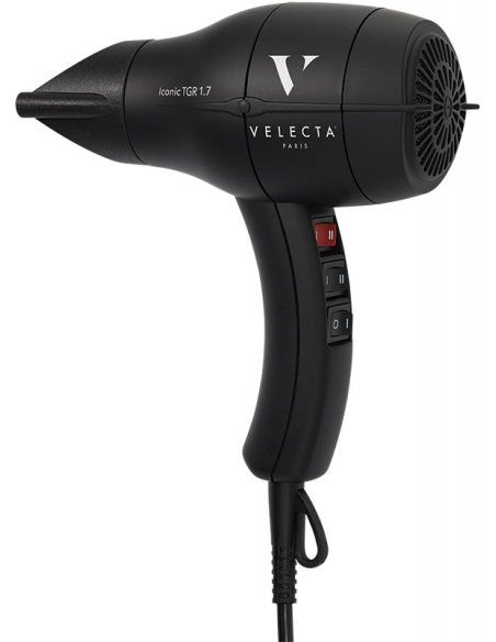 Hårtork Velecta ICONIC, TGR 1.7, kompakt, 1740W, svart