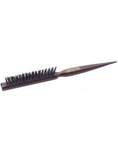 Hair styling brush, wild boar bristles, 3 rows