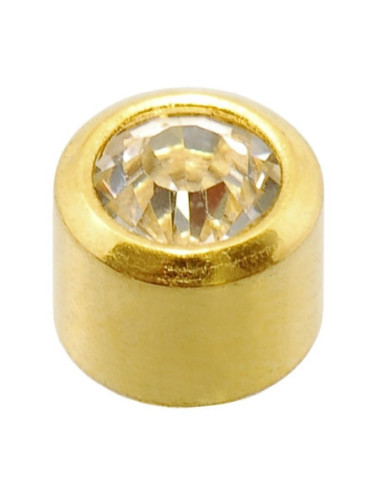 24ct Z MINI April örhängen, par