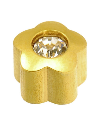 24ct Z April Flower-stenörhängen, par