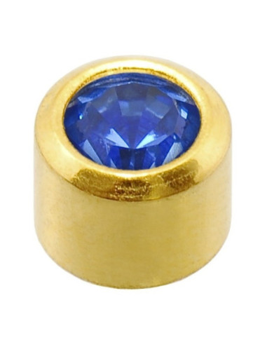 24ct Z MINI September örhängen, par