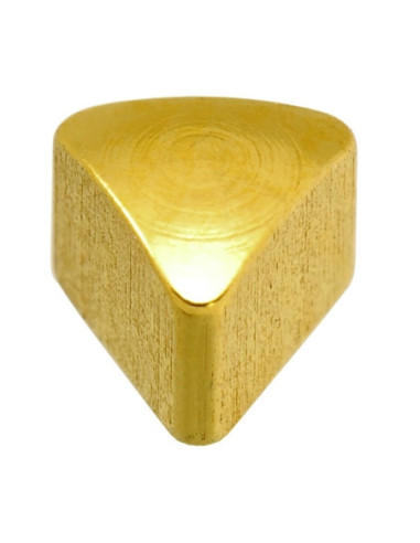 24ct Z triangelformade örhängen, par