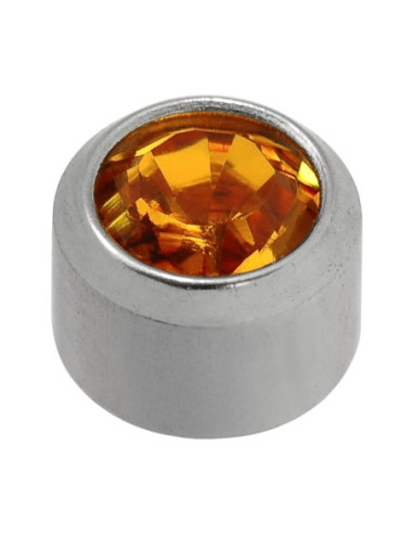 B November örhängen, i en sluten...