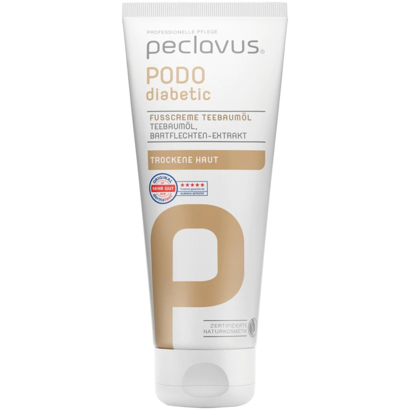 PECLAVUS Krēms sausai pēdu ād. ar tējas koka eļļu 100 ml