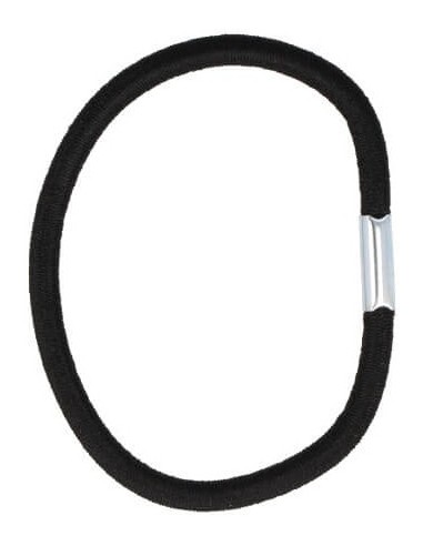 Elastiska hårband, svarta, 8 st