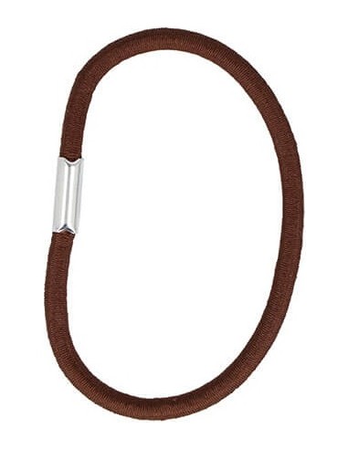 Elastiska hårband, bruna, 8 st