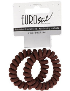 Hårband, tvinnade, bruna, 2 st