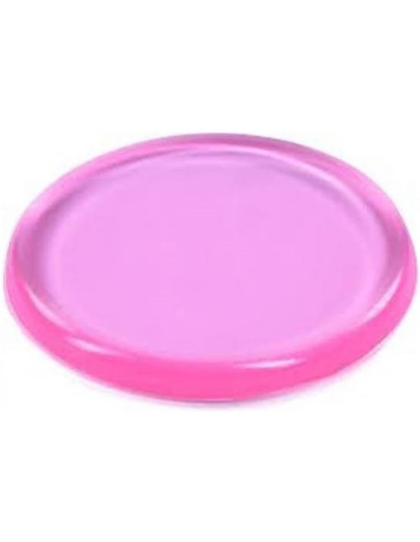 Sminksvamp, silikon Rosa