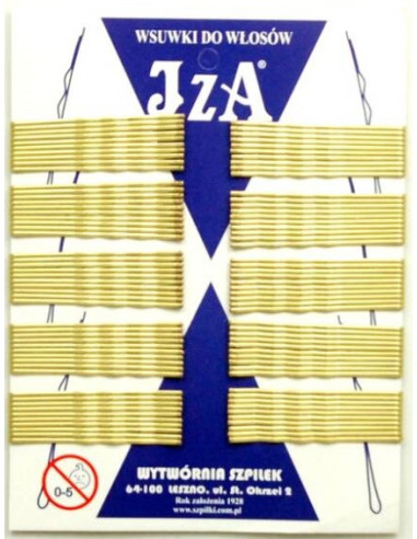 Hårspännen, vågiga, 70 mm,...