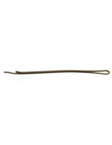 Hårspännen, släta, 5 cm, bruna, 100 st