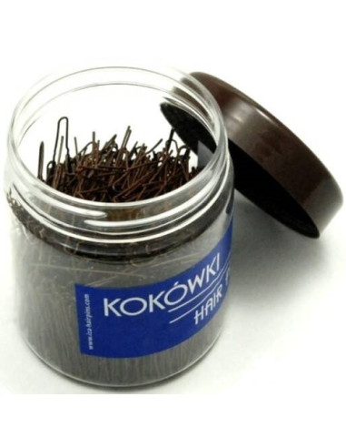 Japanska hårnålar, 5 cm, bruna, 500 g