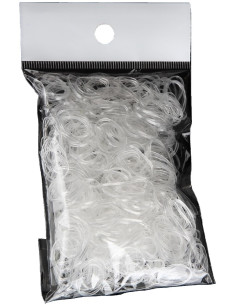 Hårband, transparenta, 500 st.