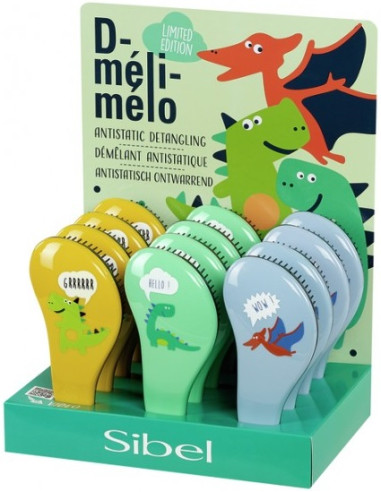 Hårborste Dino D-Meli-Melo Mini