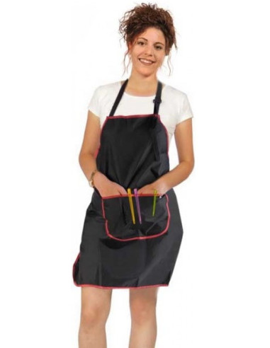 Apron, black 70 x 65 cm