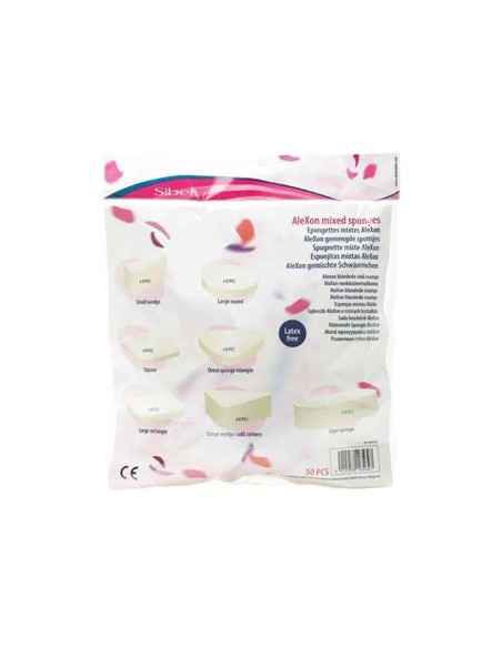 Sminksvampar, latex, 7 olika former, 50 st