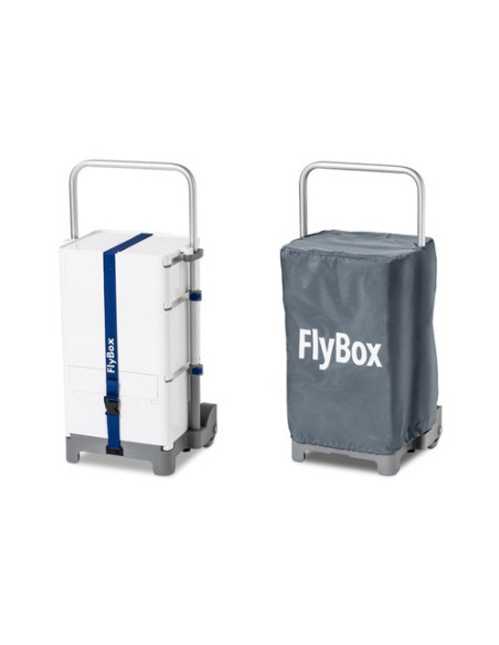 FLYBOX SPRAY pedikyrmaskin / mobil arbetsstation med Pododent NT100 Non-Optic