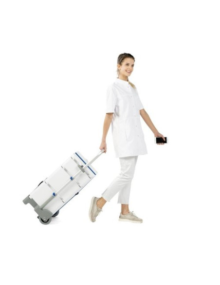 FLYBOX Vakuummanikyr-/pedikyrapparat/mobil arbetsstation med PDV 40 PLUS