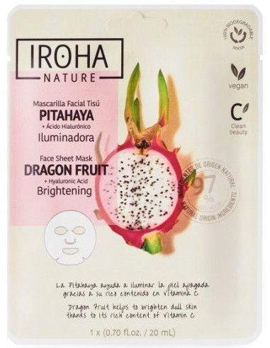 IROHA NATURE Ljusgörande ansiktsmask...
