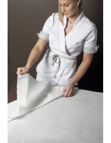 Massagesoffaöverdrag, non-woven, vit,...