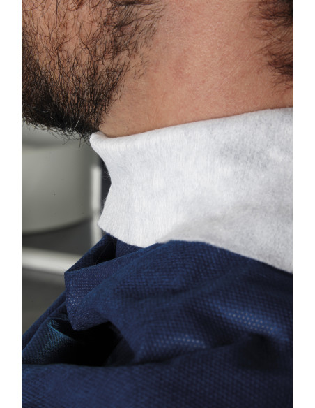 Hårklippningskrage, mjukt, non-woven material, 10x60cm, 100 st.