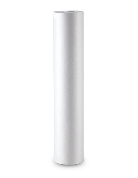 Dagbäddsöverdrag i rulle, non-woven material SB/SMS, vit, 60 cm x 70 m