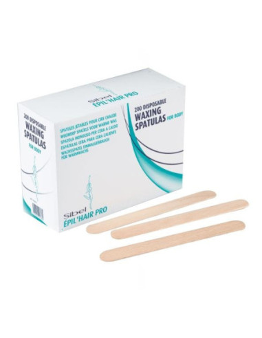 Spatlar för epilering (200 st), trä,...