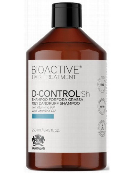 BIOAKTIV D-CONTROL Schampo mot fet mjäll 250ml
