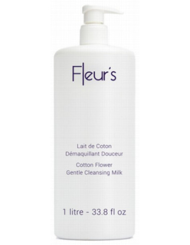 FLEUR'S Attīrošs, kokvilnas ziedu pieniņš 1000ml