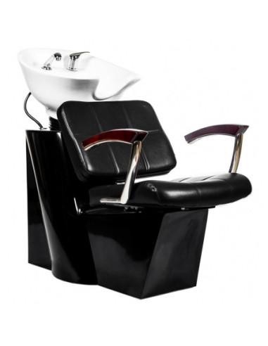 Izlietne ar krēslu (krēsls melns), kol. M, izl. B