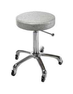 Mästarstol Ocius, silverfärgad