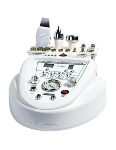 Skönhetsapparat med 3 funktioner - diamantdermabrasion, ultraljudsskrubb, ultraljud