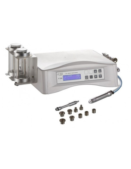 Kosmetologapparat med 2 funktioner - diamantdermabrasion och mikrokristalldermabrasion