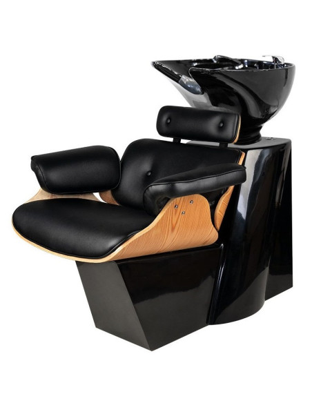 Handfat med stol Soho, svart