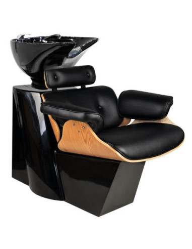 Handfat med stol Soho, svart