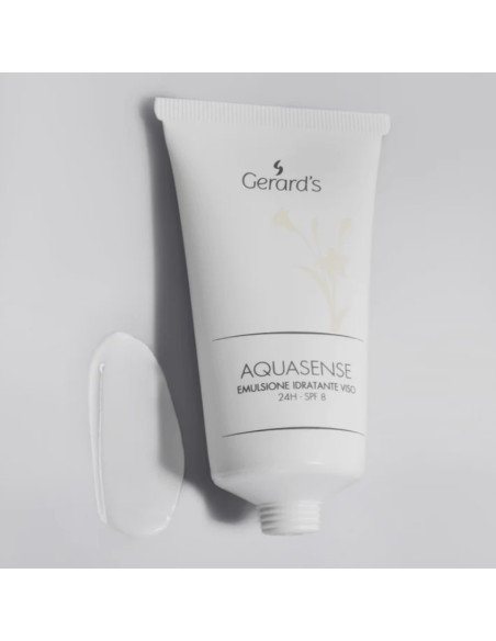 Gerard’s AQUASENSE fuktgivande ansiktsemulsion 24 h SPF 8, 50 ml