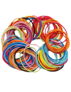 Hårsnoddar, tunna, 6 olika...