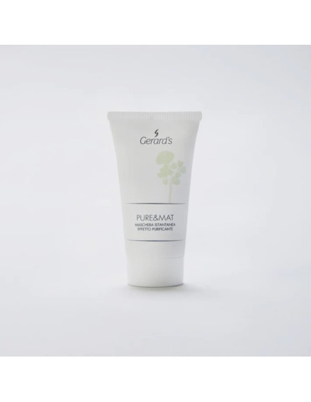 Gerard's PURE&MAT renande ansiktsmask med enbär, rosmarin och lavendel för fet hud med tendens till orenheter, 50 ml