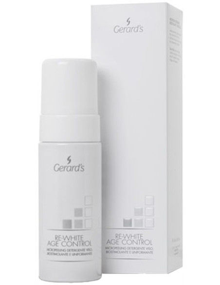 RE-WHITE AGE CONTROL Mikropeelingskum för ansiktet, rengörande, utjämnande 160ml