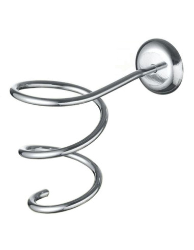 Hållare för hårtork, förkromad,...