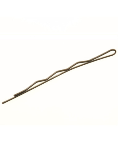 Hårspännen, vågiga, 7 cm, bruna, 500 gr