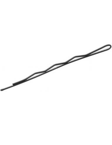 Hårspännen, vågiga, 7 cm, svarta, 500 gr