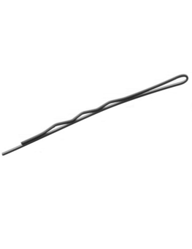 Hårspännen, vågiga, 6 cm, svarta, 500 gr