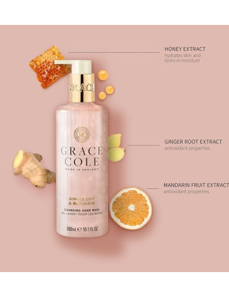 GRACE COLE Flytande tvål (Ginger Lily/Mandarin) 300ml